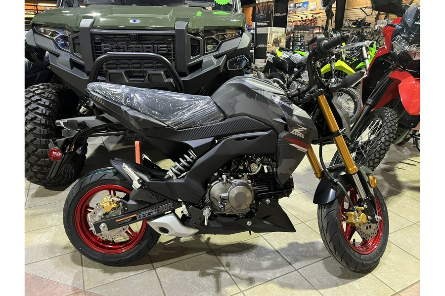 2024 Kawasaki Z125Pro Cypher CamoGray/Metallic Matte Carbon Gray