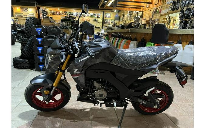 2024 Kawasaki Z125Pro Cypher CamoGray/Metallic Matte Carbon Gray