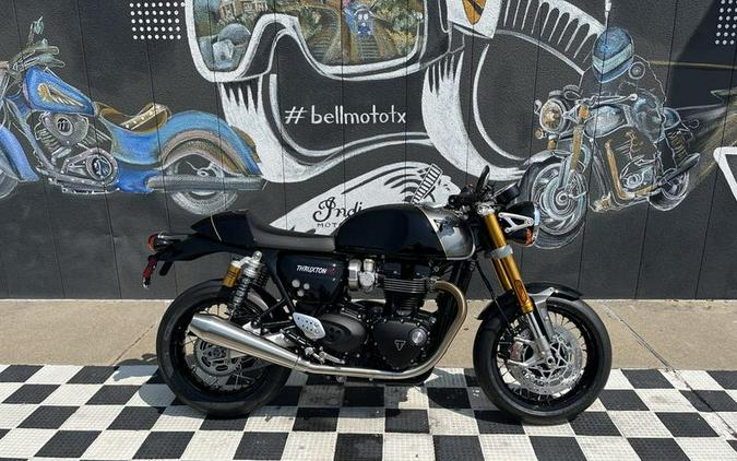 2024 Triumph Thruxton RS Jet Black / Silver Ice