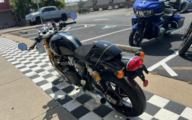 2024 Triumph Thruxton RS Jet Black / Silver Ice