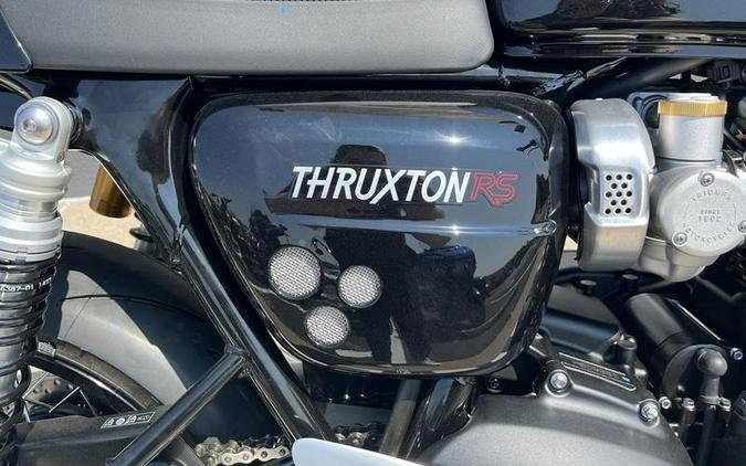 2024 Triumph Thruxton RS Jet Black / Silver Ice