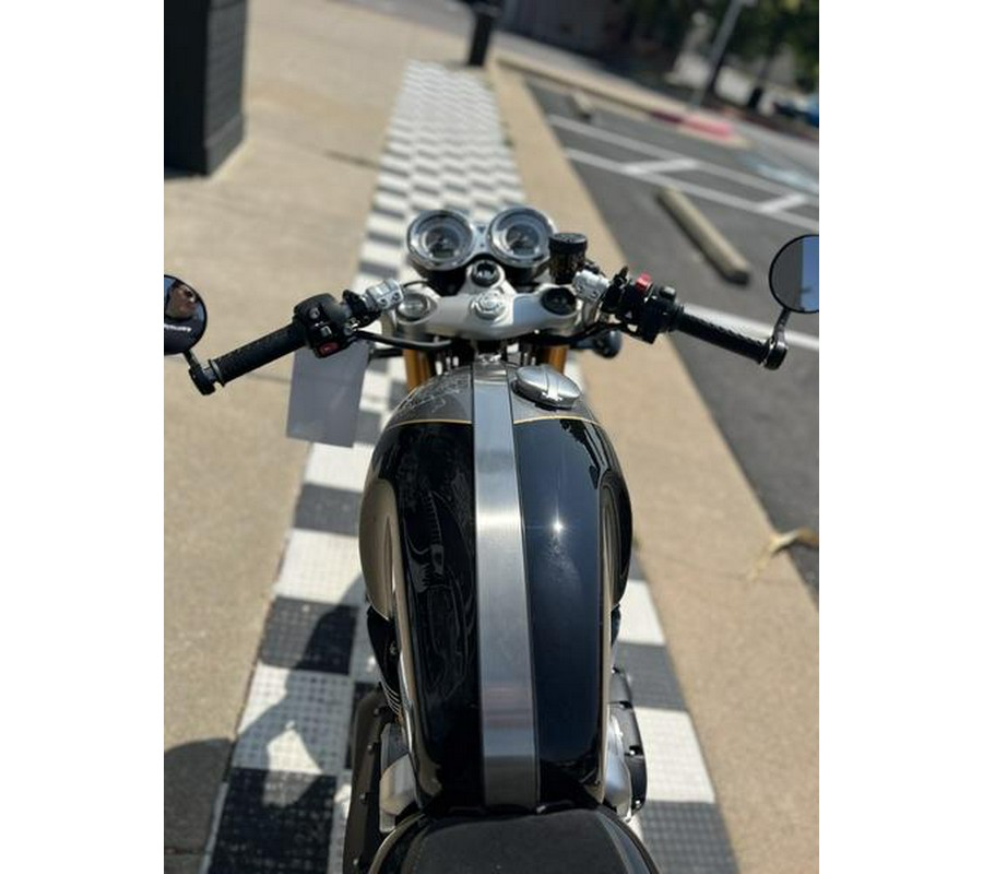 2024 Triumph Thruxton RS Jet Black / Silver Ice