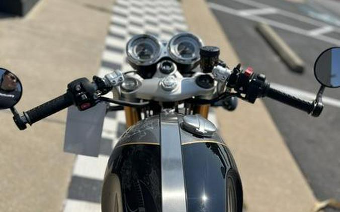 2024 Triumph Thruxton RS Jet Black / Silver Ice