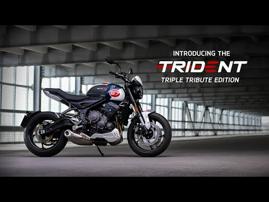 2025 Triumph Trident 660 Triple Tribute Edition