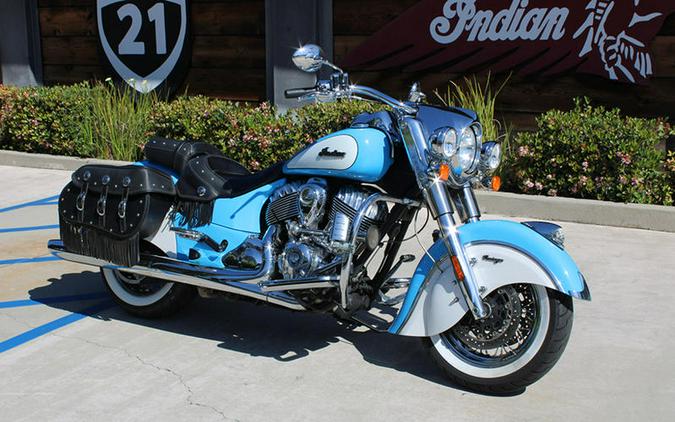 2018 Indian Motorcycle® Chief® Vintage ABS Sky Blue over Pearl White