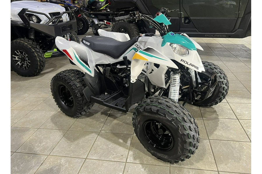 2024 Polaris Industries Outlaw® 110 EFI - Bright White / Radiant Green (youth)