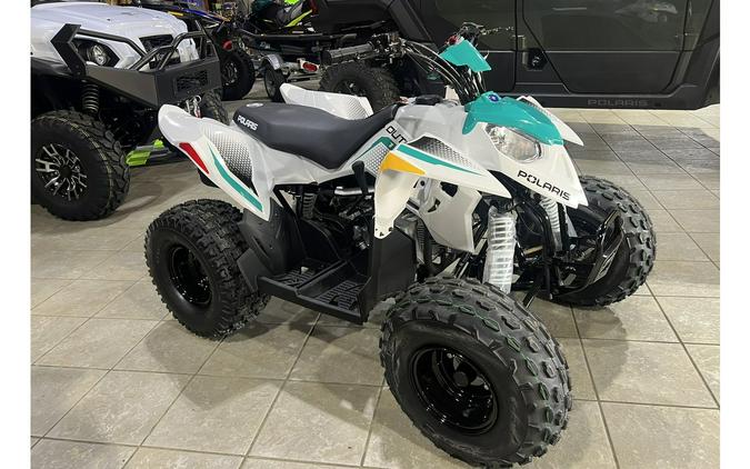 2024 Polaris Industries Outlaw® 110 EFI - Bright White / Radiant Green (youth)