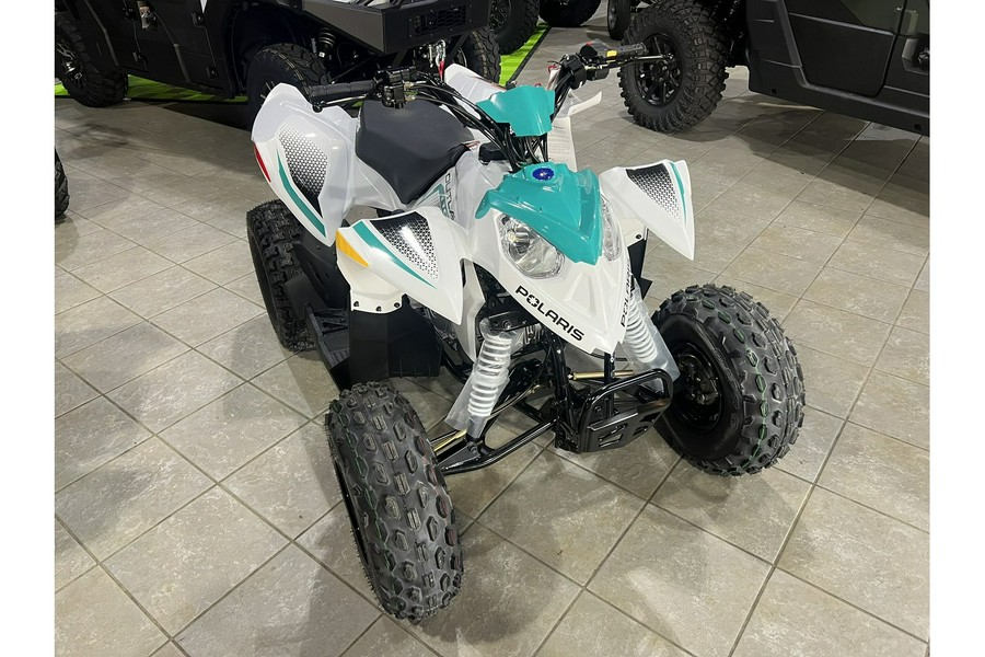 2024 Polaris Industries Outlaw® 110 EFI - Bright White / Radiant Green (youth)