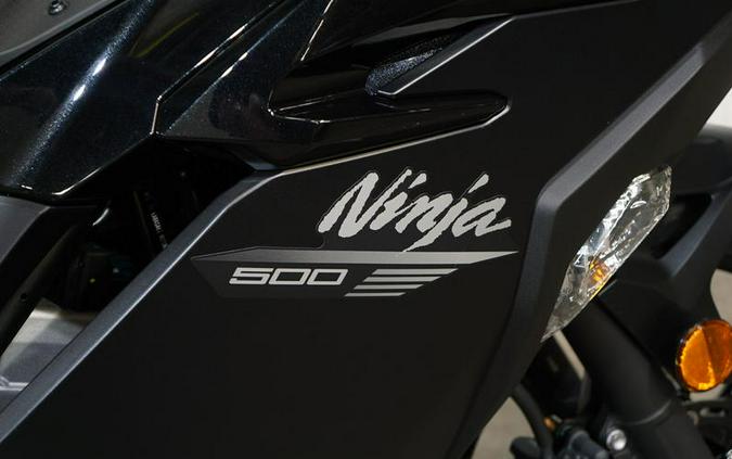 2026 Kawasaki Ninja® 500 ABS Metallic Flat Spark Black
