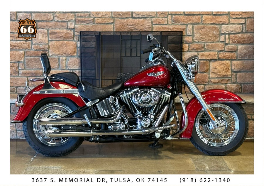 2012 Harley-Davidson® Softail Deluxe 103 EMBR RED SUNGLO W/ PINSTRIP