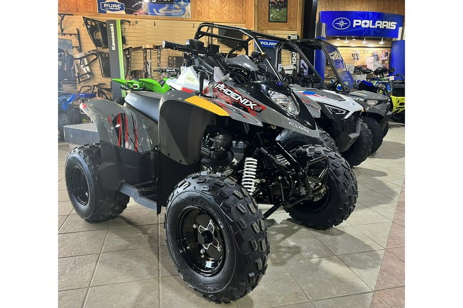 2024 Polaris Industries Phoenix™ 200 - Avalanche Gray (youth)