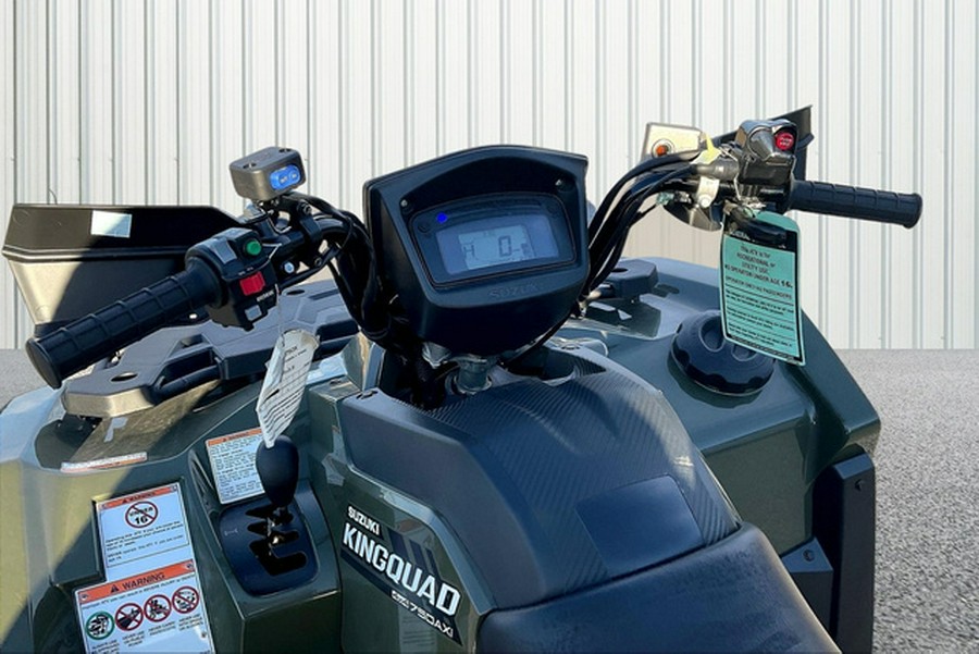 2025 Suzuki KingQuad 750 AXi Power Steering W/Winch and Plow S AXi Power Steering