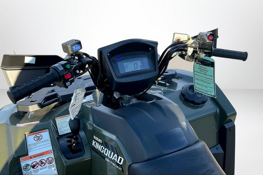 2025 Suzuki KingQuad 750 AXi Power Steering W/Winch and Plow S AXi Power Steering