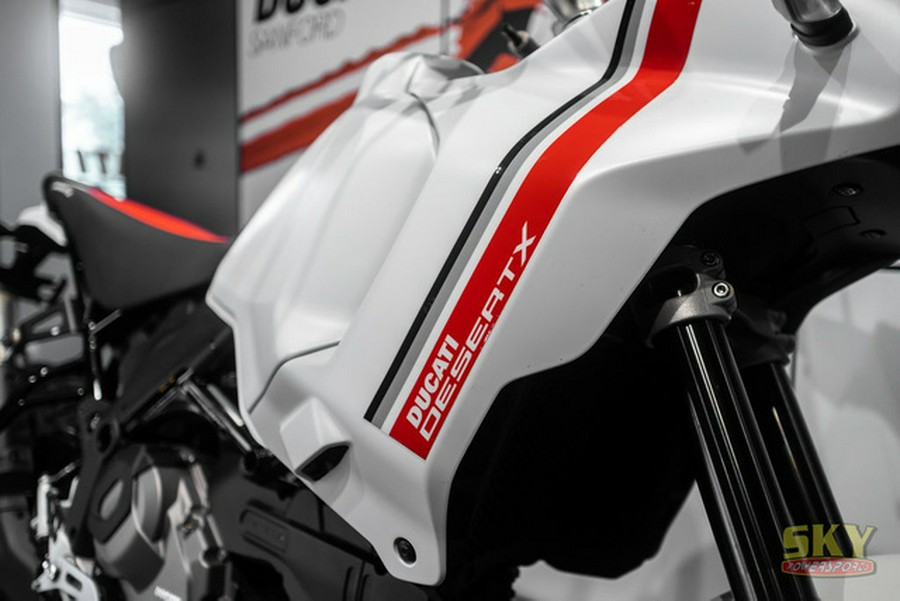 2023 Ducati DesertX Star White Silk