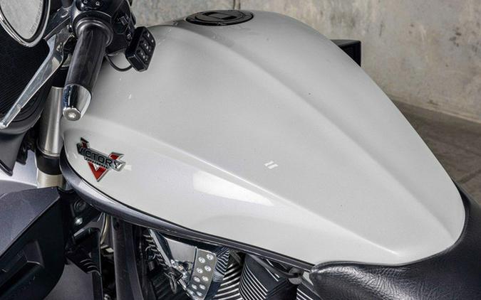 2016 Victory Motorcycles Cross Country Tour Two-Tone White Pearl and Gray Base