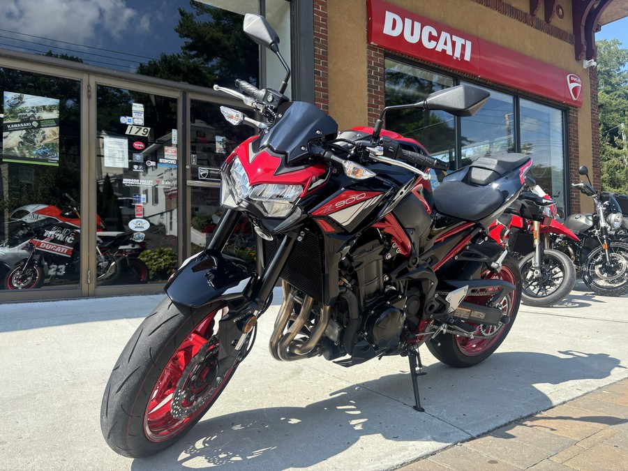 2024 Kawasaki Z900 ABS Candy Persimmon Red/Ebony - 3821U