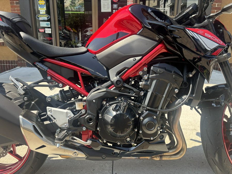2024 Kawasaki Z900 ABS Candy Persimmon Red/Ebony - 3821U