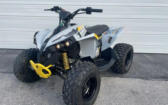 2024 Can-Am Renegade 110 EFI Gray & Yellow / Blue & Black