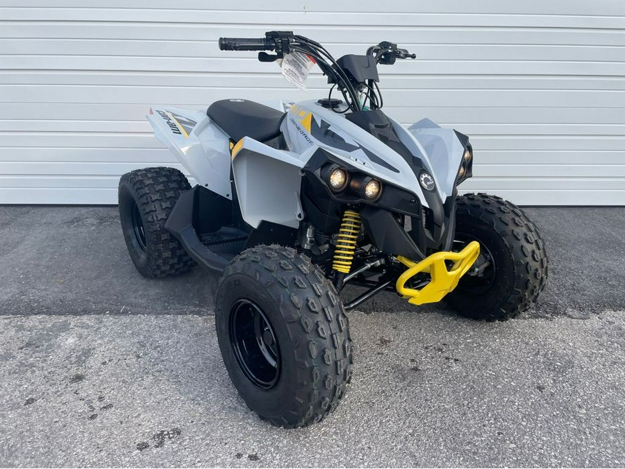 2024 Can-Am Renegade 110 EFI Gray & Yellow / Blue & Black