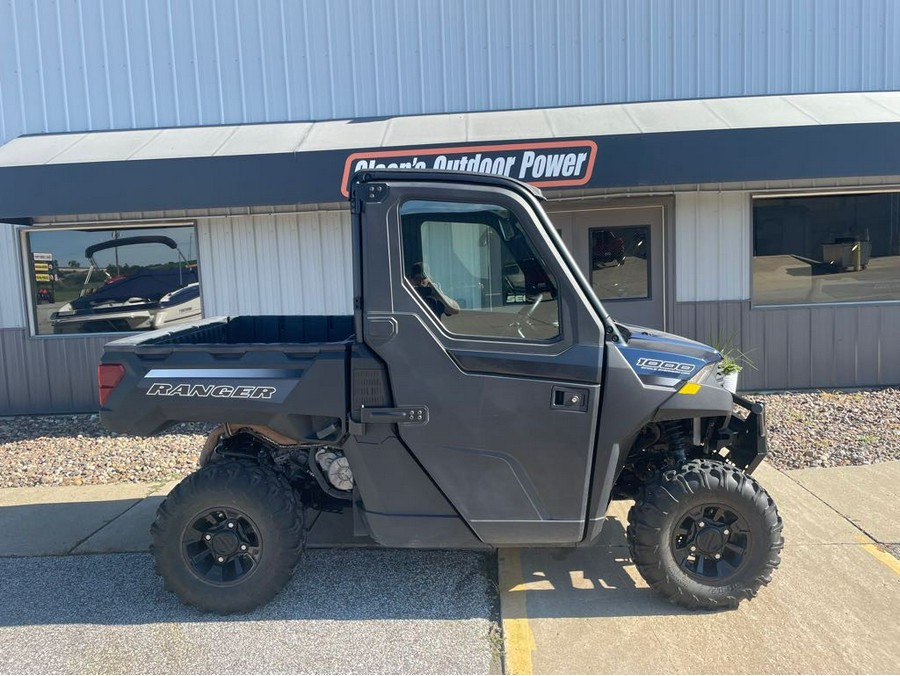 2021 Polaris Industries RANGER 1000 Premium +Winter Prep Steel Blue Metall