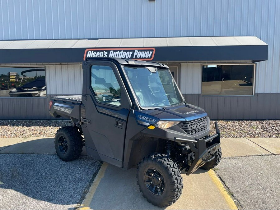 2021 Polaris Industries RANGER 1000 Premium +Winter Prep Steel Blue Metall