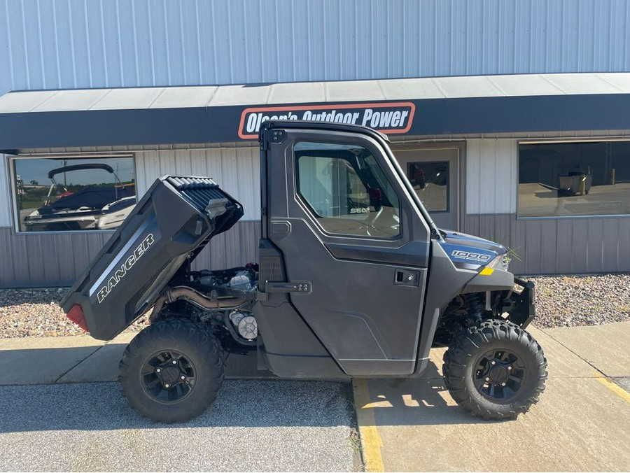 2021 Polaris Industries RANGER 1000 Premium +Winter Prep Steel Blue Metall