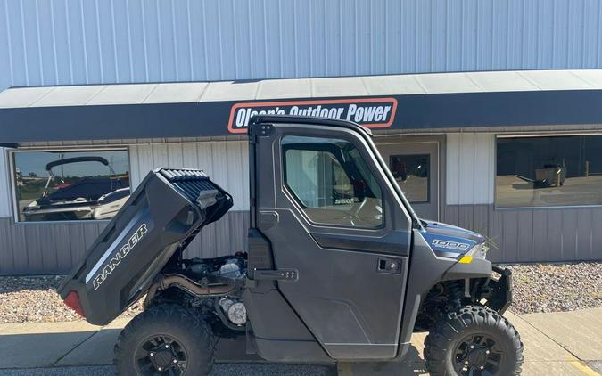 2021 Polaris Industries RANGER 1000 Premium +Winter Prep Steel Blue Metall