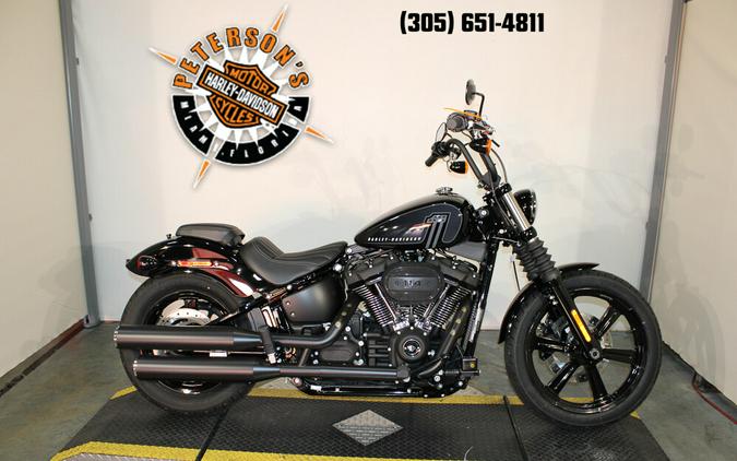 New 2024 Harley-Davidson Street Bob 114 Cruiser FXBBS Motorcycle For Sale In Miami, Florida