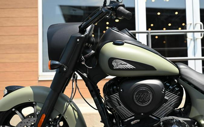2025 Indian Motorcycle® Springfield ® Dark Horse® Moss Green Smoke