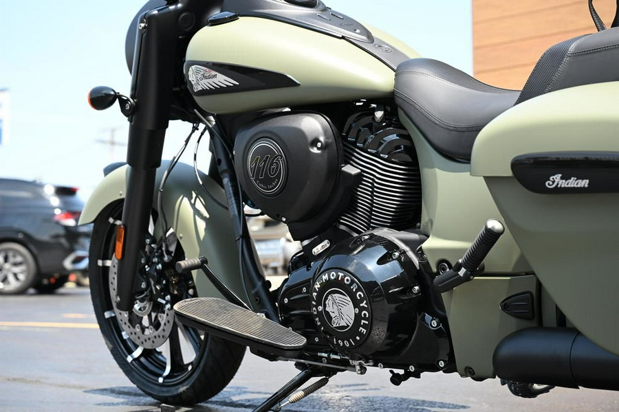 2025 Indian Motorcycle® Springfield ® Dark Horse® Moss Green Smoke