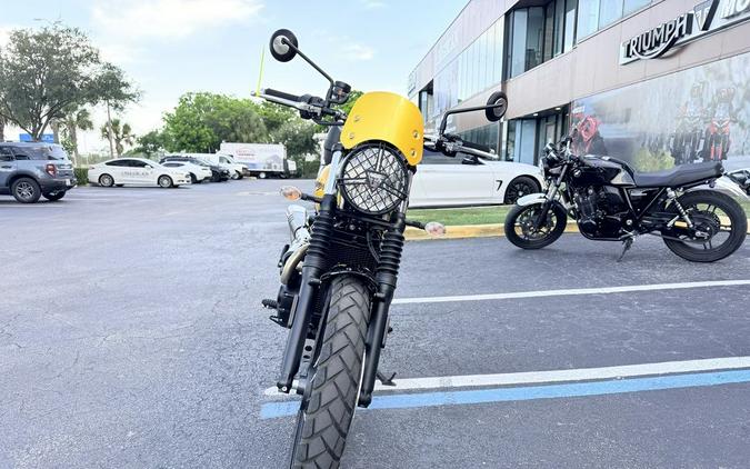 2024 Triumph Scrambler 900 Cosmic Yellow/Graphite