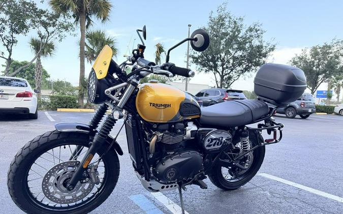 2024 Triumph Scrambler 900 Cosmic Yellow/Graphite
