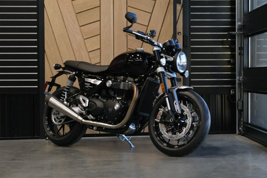 2024 Triumph Speed Twin 1200 Stealth Edition PHANTOM REDSILVER RED