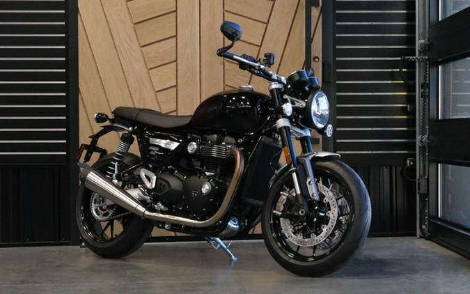 2024 Triumph Speed Twin 1200 Stealth Edition PHANTOM REDSILVER RED