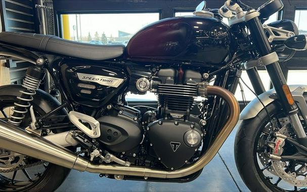 2024 Triumph Speed Twin 1200 Stealth Edition PHANTOM REDSILVER RED