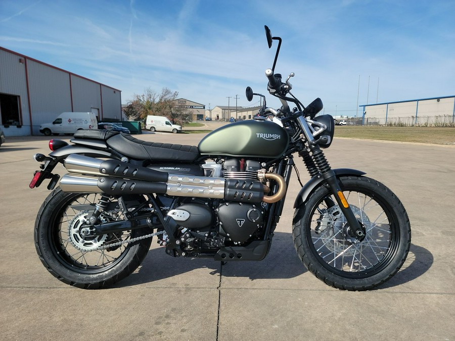 2024 Triumph Scrambler 900 Matte Khaki Green