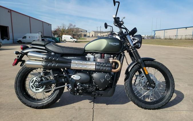 2024 Triumph Scrambler 900 Matte Khaki Green