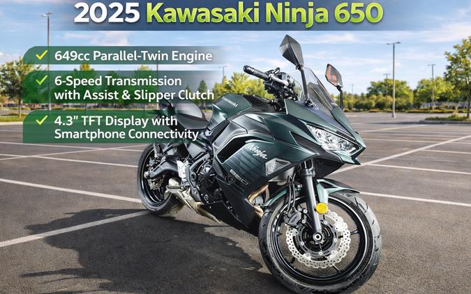 2025 KAWASAKI NINJA 650 ABS - FAF7386