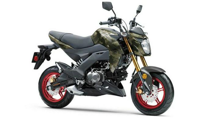 2025 Kawasaki Z125 PRO Cypher Camo Beige