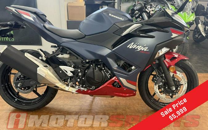 2026 Kawasaki Ninja® 500 ABS Metallic Matte Twilight Blue