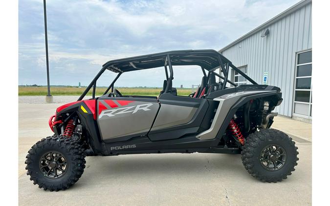 2024 Polaris Industries RZR XP 4 1000 Ultimate Indy Red - Titanium / Black