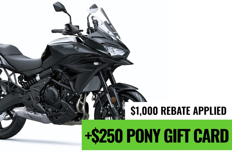 2023 Kawasaki Versys® 650 LT w/ $250 Pony Gift Card!*