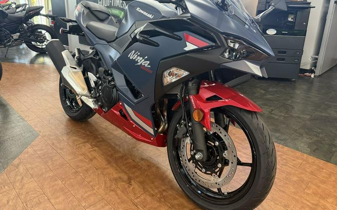 2026 Kawasaki Ninja® 500 ABS Metallic Matte Twilight Blue