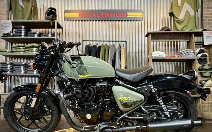 2024 Royal Enfield Shotgun 650 Drill Green