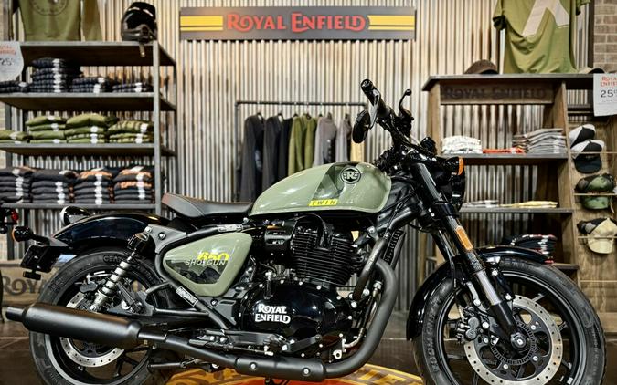 2024 Royal Enfield Shotgun 650 Drill Green