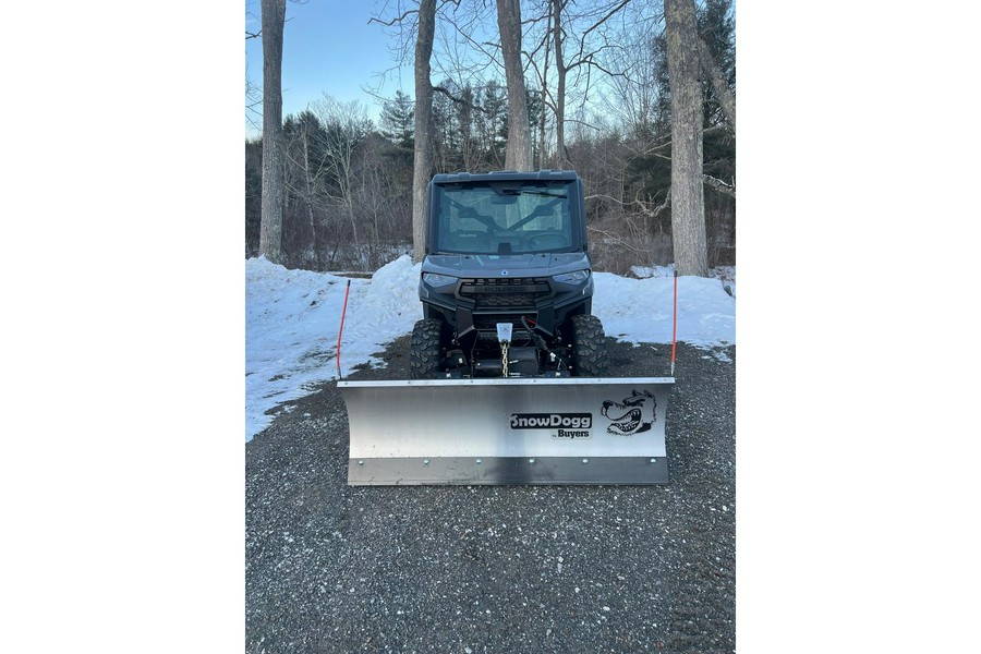 2026 Polaris RANGER XP 1000 NORTHSTAR ULTIMATE STEALTH GRAY W/ 2 YR WARRANTY, 72" SNOWDOGG PLOW