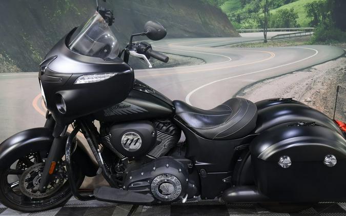 2018 Indian Motorcycle® Chieftain® Dark Horse® ABS Thunder Black Smoke