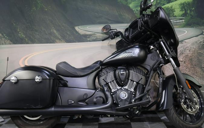 2018 Indian Motorcycle® Chieftain® Dark Horse® ABS Thunder Black Smoke