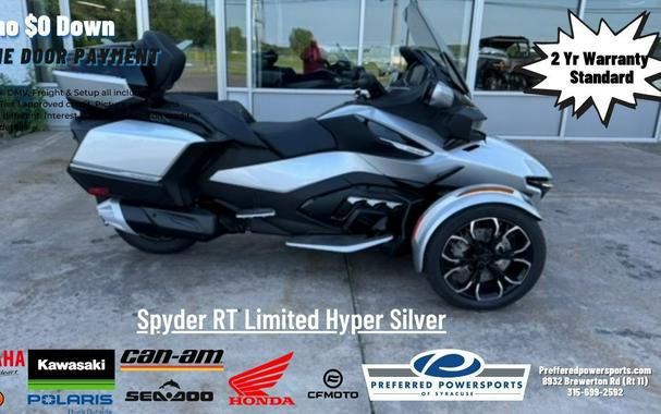 2024 Can-Am Spyder RT Limited Hyper Silver