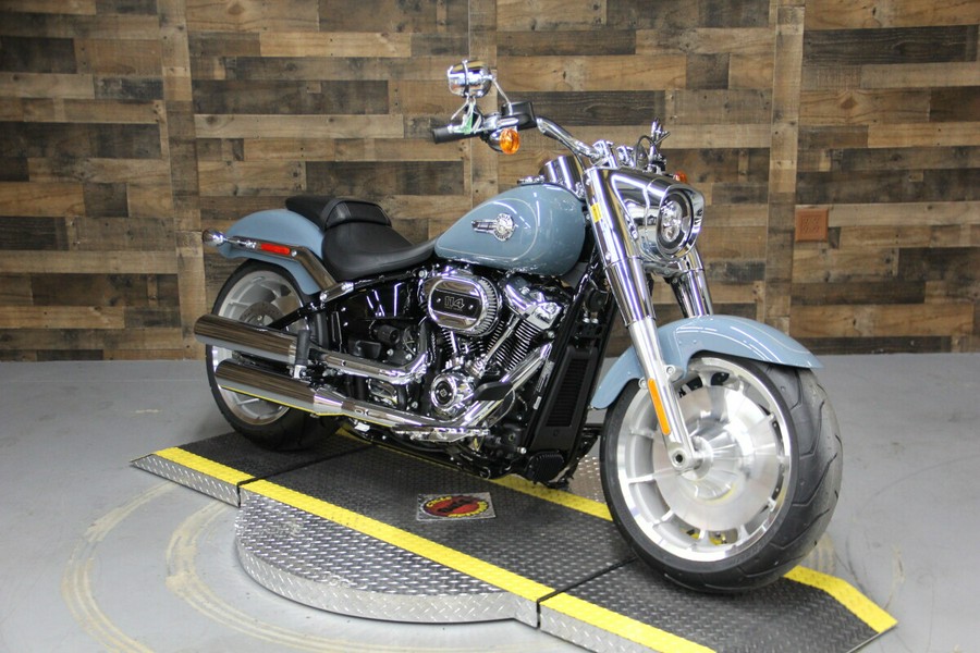 2024 Harley-Davidson Fat Boy 114 Sharkskin Blue